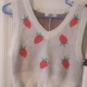 Strawberry Cardigan Size 6